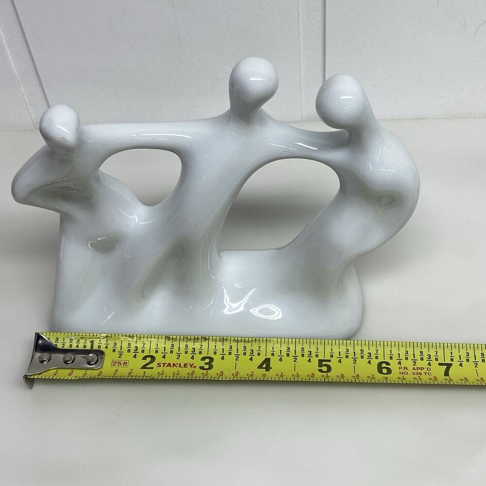Vintage Naaman Fine Porcelain Abstract Figure Made in Israel Mid Century - Picture 5 of 9